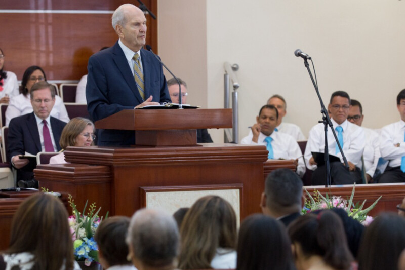 President Russell M. Nelson member devotional on September 1, 2018.