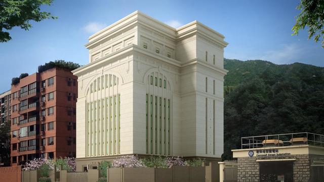 Rendering of the Hong Kong China Temple.