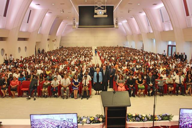 Image titleElder Cook visiting the saints in Nicaragua. Image from Facebook.