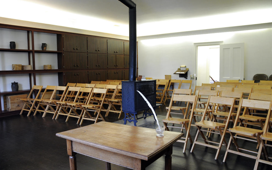 Interior view of the Red Brick Store.