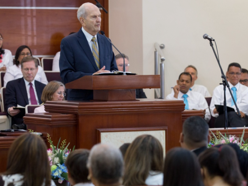 President Russell M. Nelson member devotional on September 1, 2018.