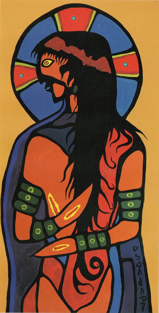 Indian Jesus Christ by Norval Morrisseau