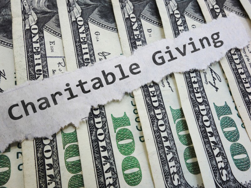 Charitable Contribution money