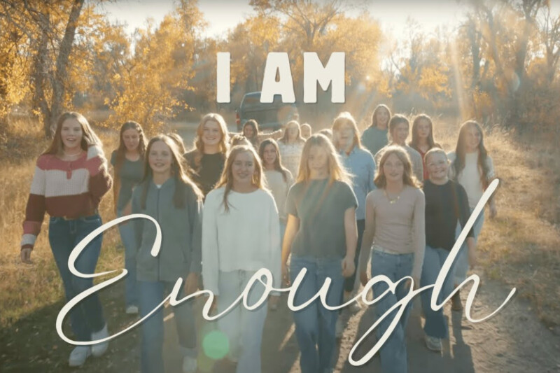 Young women from the LDS Firth Idaho Stake