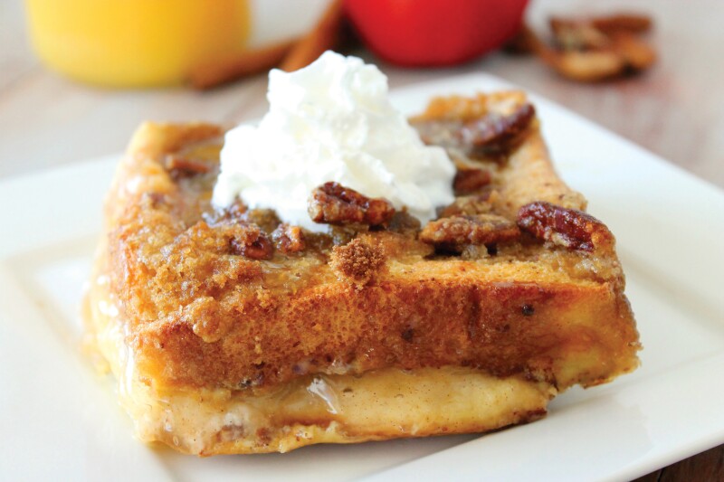 Baked Apple Pie French Toast | 20 Breakfast Recipes Perfect for Christmas Morning from LDS Living