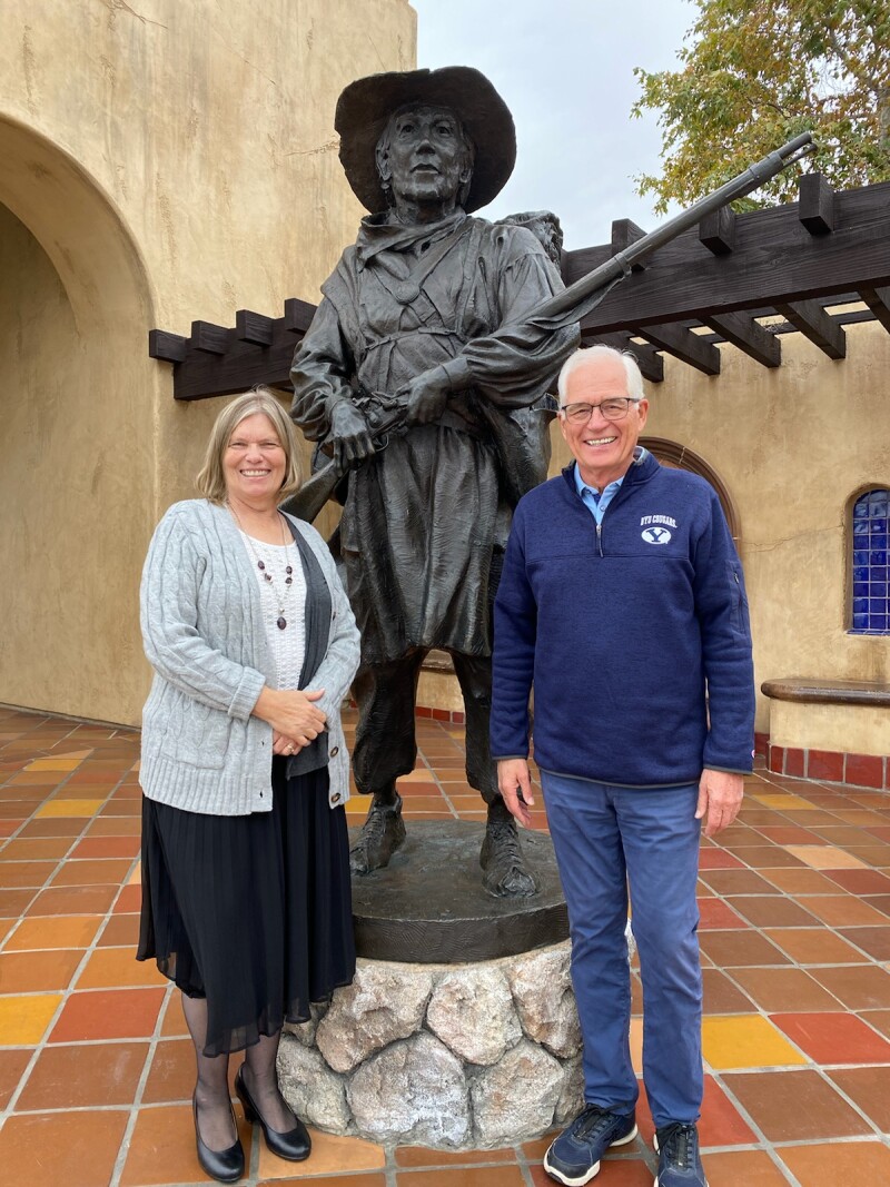 Laura Anderson and Greg Christofferson at a Mormon Battalion site.jpg