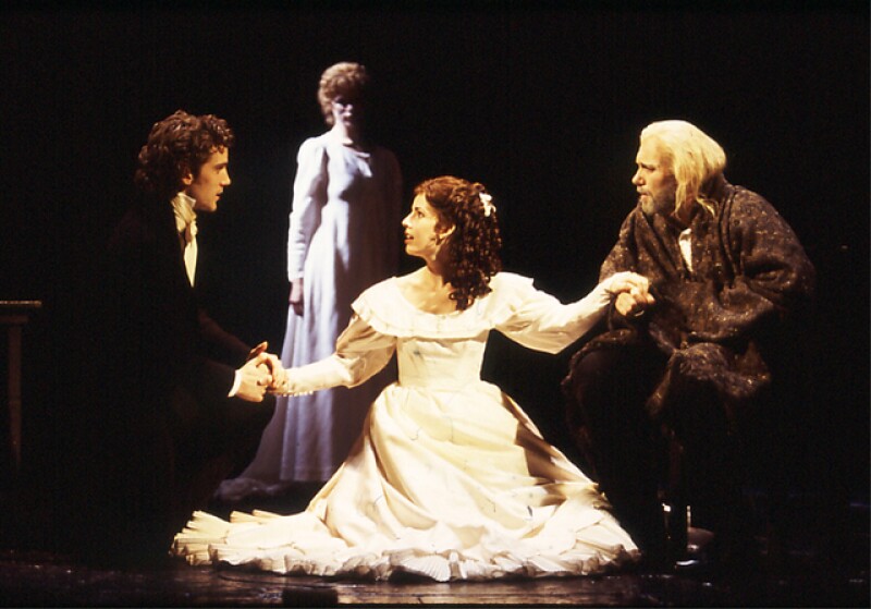 Sandra when she was performing in Les Misèrables as Cosette.