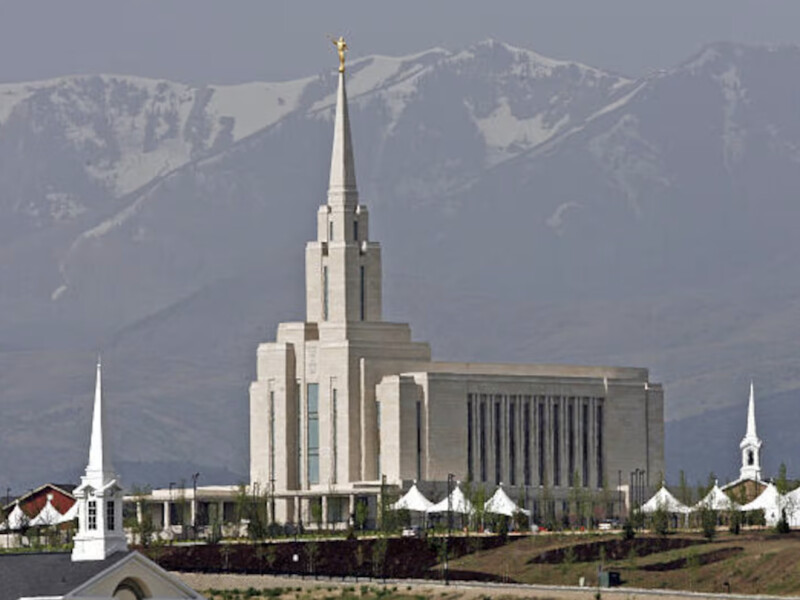 The Oquirrh Mountain Temple in South Jordan had 589,507 visitors during its two-month open house.