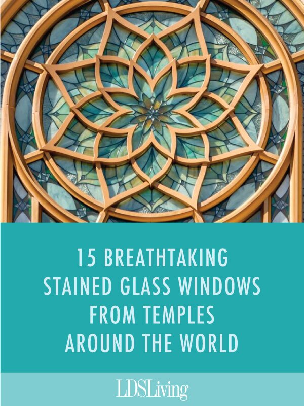 Every temple has its own unique, beautiful details in its architecture. Check out some of these stunning, unique stained glass windows from temples around the world.