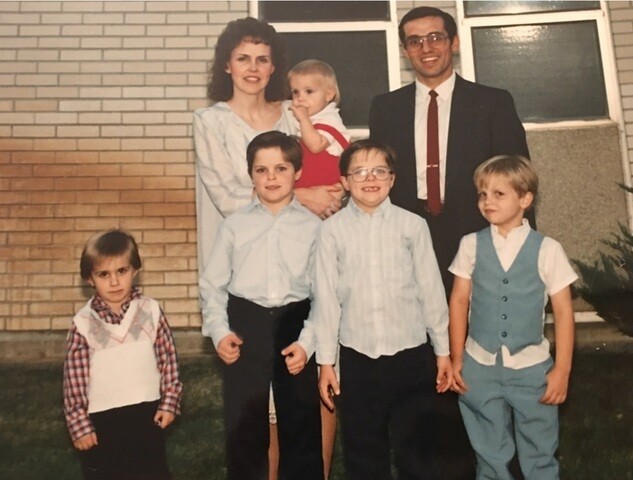 The Simon family, who shared how angels and miracles helped Jerald survive an 80-foot fall.