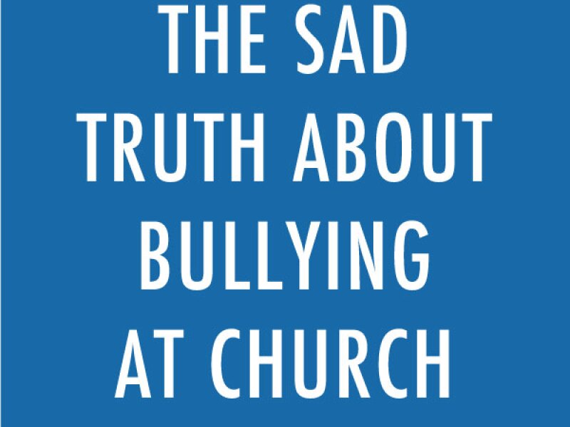 Church is supposed to be a safe place for our children. Bullying is something that only happens at school, right? Unfortunately, there’s a sad truth behind bullying at church.