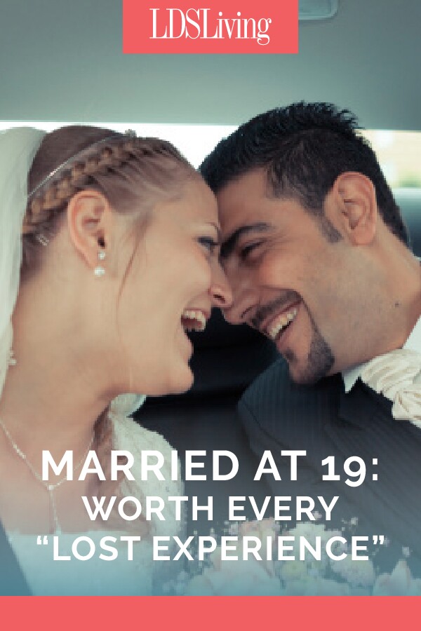 I've heard that those who get married young are losing out on great life experiences like traveling and